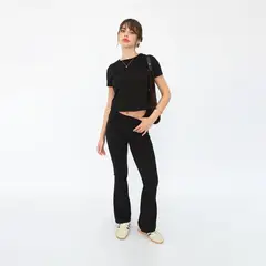 EVANIC - LEGGIN FLARE PRETINA DOBLE