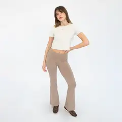 EVANIC - LEGGIN FLARE PRETINA DOBLE