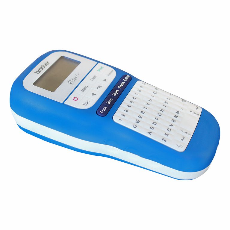 Rotuladora portátil P-touch PTH110BW azul 12 mm
