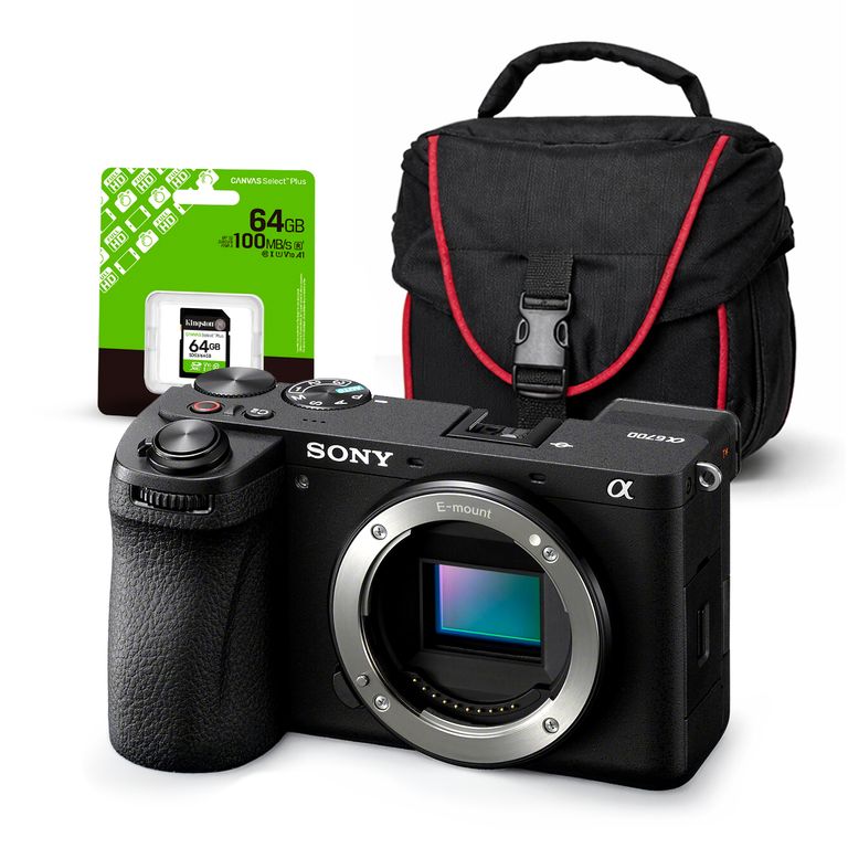 Cámara Alpha a6700 Mirrorless Cuerpo Solo + Kit Básico