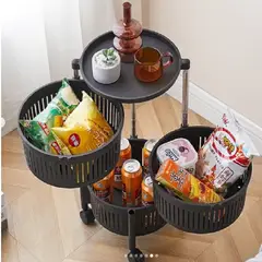 GENERICO - Organizador Móvil para Almacenamiento de Frutas y Verduras 3 Niveles