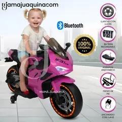 BABY - Moto a Batería para Niños «PANIGALE» de Lujo Pink