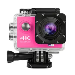 GENERICO - Cámara Deportiva de Acción Full HD WiFi 170° Sumergible 30 m Pantalla 2” y Accesorios de Montaje