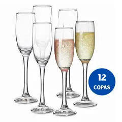 NADIR - Copas de Champaña Elegantes 190 ml Set x12