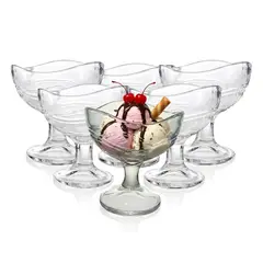 Pentha - Set de Copas para Postre de Vidrio x6 280 ml
