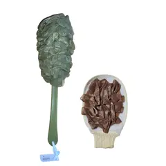 GENERICO - ESPONJA PARA BAÑO Y GUANTE - VERDE