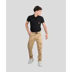 CH CASTRO SPORT - 7020 PANTALON DRILL CARGO KIEV 98% ALGODÓN STRECH HOMBRE