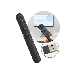 NEO DIGITAL - Puntero laser presentador diapositivas luz roja PT2301 batería