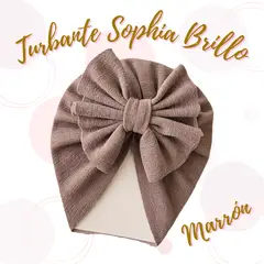 GENERICO - Turbante para bebes en tela Brillo