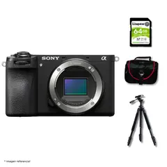 SONY - Cámara Alpha a6700 Mirrorless Cuerpo Solo + Kit Deluxe