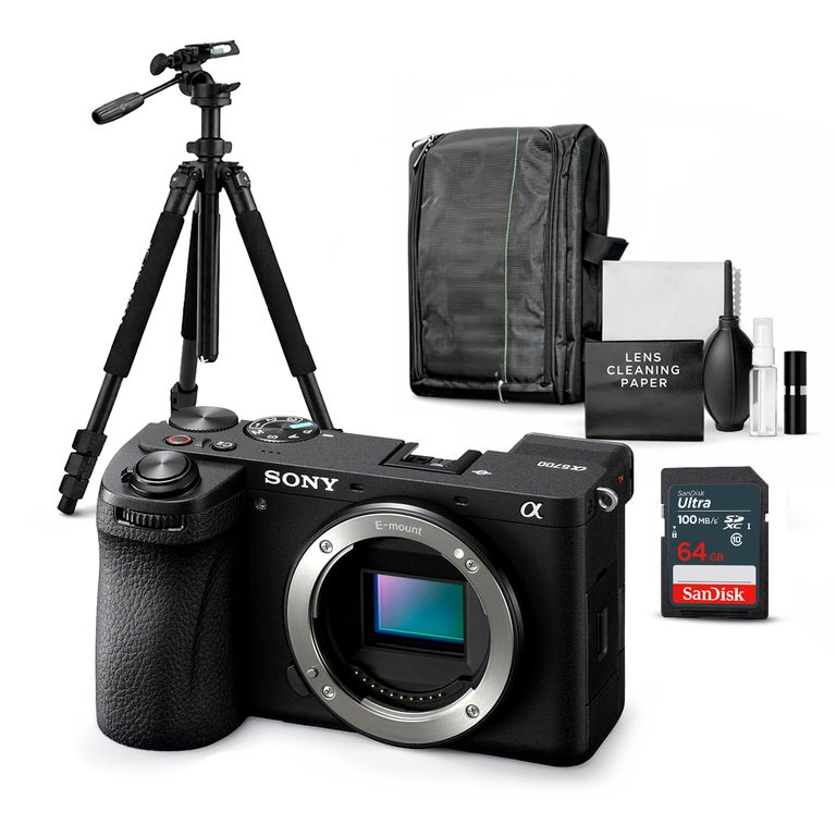 Cámara Alpha a6700 Mirrorless Cuerpo Solo + Kit Ultimate