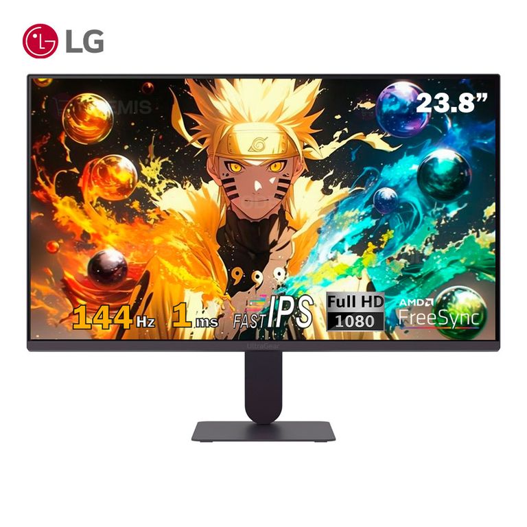 MONITOR UltraGear G4 24G411A-B 238 IPS FHD 144Hz Overclock 1ms Nvidia G-Sync Amd FreeSync
