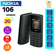 Nokia - CELULAR BASICO 106 2G DUAL SIM -NEGRO