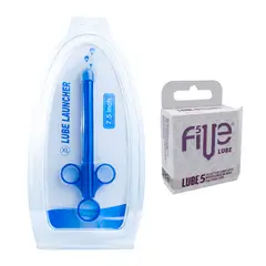 DR PINKY - Aplicador de Lubricante 15ml + Lubricante Five 05 Sachets Base de Agua