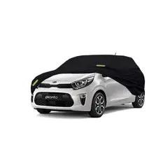 FUNCOVER - Cobertor Hatchback Kia Picanto Impermeable Funda Premium Negro