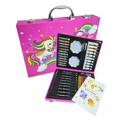 GENERICO - Set de Arte Set lápices de Colores Acuarelas 68 pzs