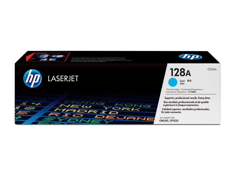 Toner 128A Cian CE321A LaserJet CM1415FNNWCP1525NW 1300 Pag