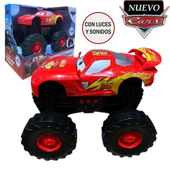 DISNEY PIXAR - Juguete Carro Todo Terreno de Cars con Luces y Sonido 919-179A