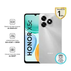 HONOR - X5C 4GB+128GB METEOR SILVER - ENTREGA INMEDIATA