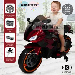BABY - Moto a Batería para Niños «SAIKO» Licenssed Red