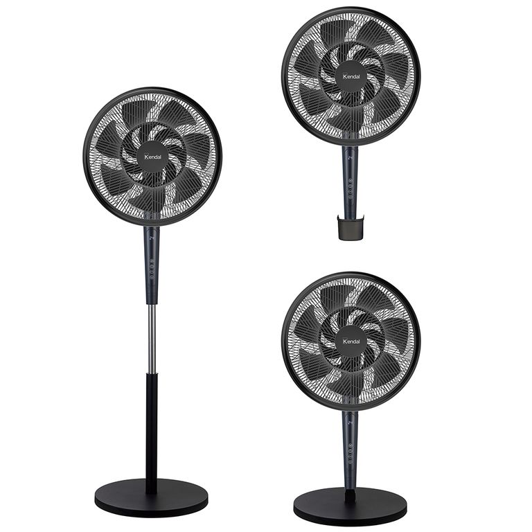Ventilador KVP-TURBO3 3-en-1 - Aspas Dobles 14 - 55W - Control Remoto + Pantalla LED