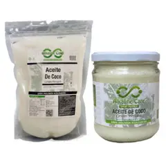 ALKALINE CARE - Aceite De Coco Pack 500ml (Primer Prensado en Frío)