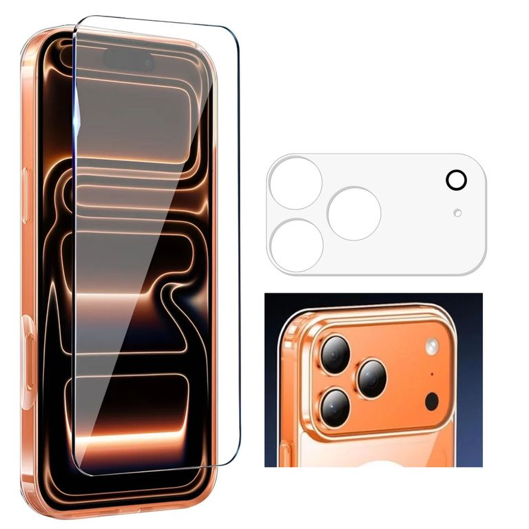 Protector de Pantalla + Cámara Para iPhone 17 Pro