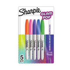 SHARPIE - Rotuladores Glam Pop x5