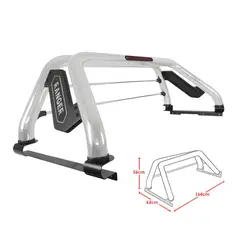 SAFARI - Antivuelco de Acero con Led Lateral FD RANGER T6 1RA GEN 2017-2022 PF-Z75