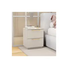 TU MESITA - Mesa de Noche Minimalista Chad Color Capri