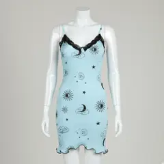 GENERICO - Pijama Sexy Eclipe Nocturna - Celeste