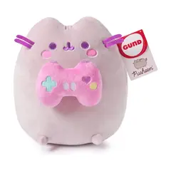 GUND - Pusheen gamer jugador - peluche La Gatita Kawaii coleccionable decoración gris - The Cat