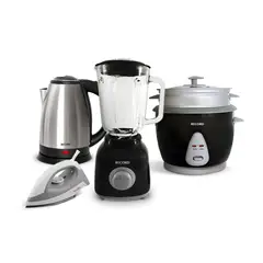 RECORD - Combo Caja Mágica Licuadora Arrocera Plancha y Hervi