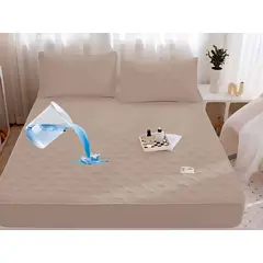 GENERICO - Protector de Colchon 2 Plazas Impermeable con CIerre