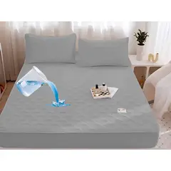 GENERICO - Protector de Colchon 2 Plazas Impermeable con CIerre