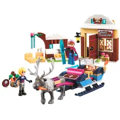 GENERICO - Juguete Set Armable Princesas en Aventura Invernal 180 pzs