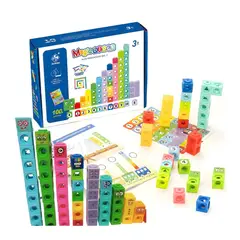 GENERICO - Juego Didáctico Policubos Mágicos Divertidos de Clasificación y Conteo - 100pzs