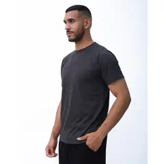 NEW YORK STARS - Polo Manga Corta Gris Gaspeado