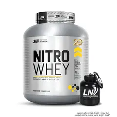 UNIVERSE NUTRITION - Nitro whey 2.5 Kg / 5.5 LB Proteina Whey - Cookie and Cream + Portaproteina