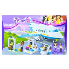 GENERICO - Juguete Set Armable Viaje en Avion 230 pzs