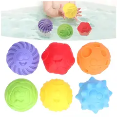 GENERICO - Set de Pelotas Sensoriales Emociones Divertidas de Colores para Bebé