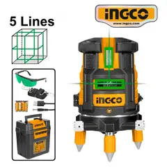 INGCO TOOLS - HLL305205 NIVEL LASER VERDE 5 LINEAS - 30M