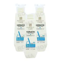 GENERICO - PACK 3 ACONDICIONADOR KERATINA 3 EN 1 800ML PERFECT CARE