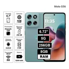 MOTOROLA - MOTO G56 5G 8GB 256GB Gris