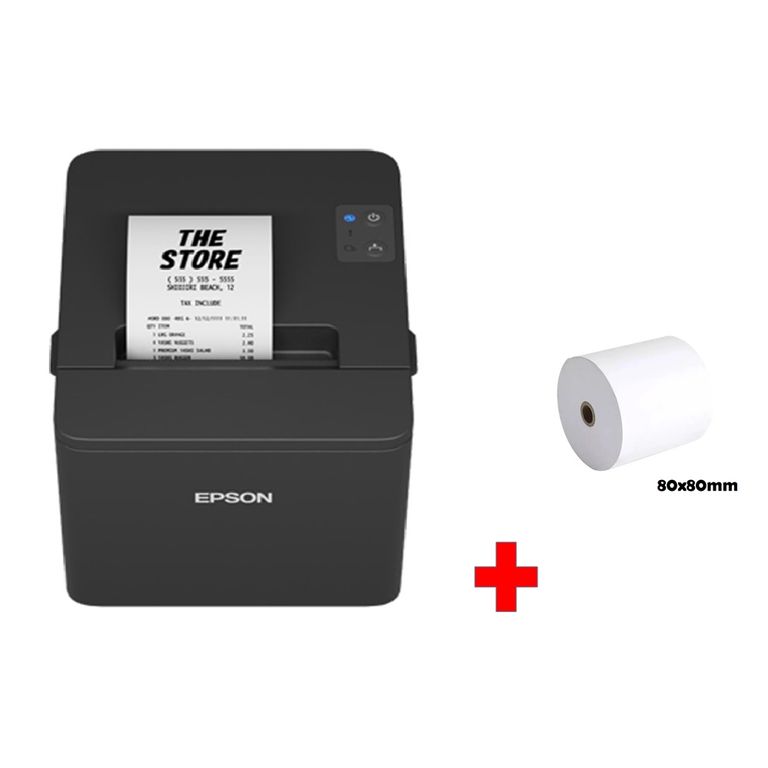 Impresora térmica TM-T20IV-SP Interfaz USB+Ethernet+Serial RS-232C