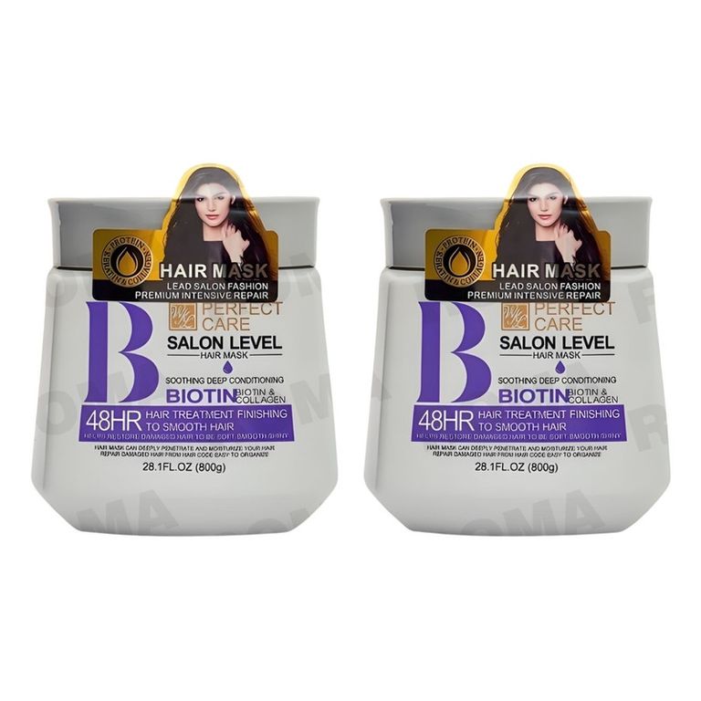 PACK 2 TRATAMIENTO BIOTINA Y COLÁGENO 800G PERFECT CARE