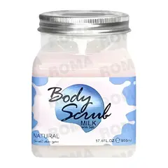 WOKALI - EXFOLIANTE CORPORAL BASE DE SAL DE MAR Y LECHE 500ML