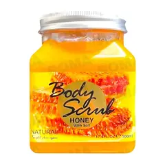 WOKALI - EXFOLIANTE CORPORAL BASE DE SAL DE MAR Y MIEL 500ML