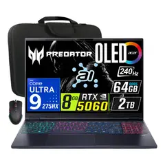 ACER - Predator Helios 16s Ai OLED (2025) Ultra 9 275hx 64gb RAM 2tb SSD NVIDIA Rtx5060 8GB