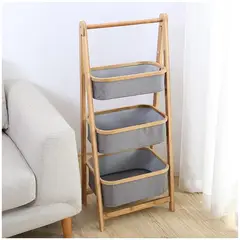 INSPIRA MARKET - Estante Organizador Multiuso con Cestas 3 Niveles